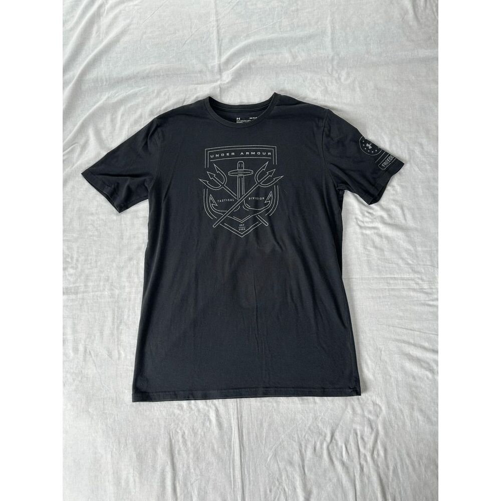 Men's Under Armour Tee Shirt Lot, Size Medium, Black/Blue - Picture 2 of 9